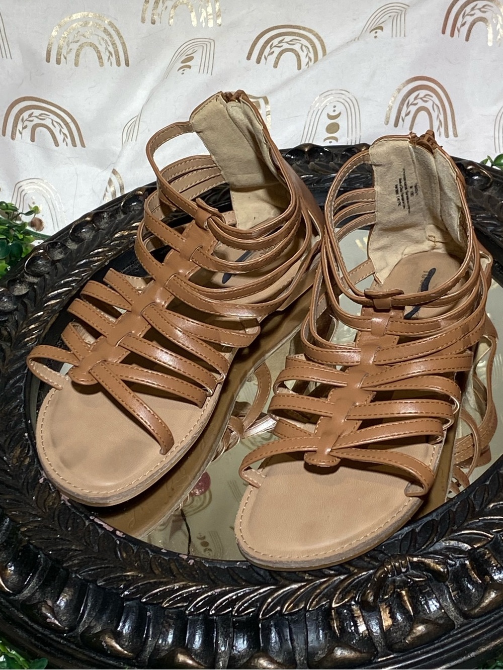 Tucker + Tate Brown Strappy Gladiator Sandals